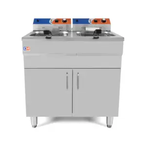 Freidora Eléctrica con Mueble 12 Litros Línea PEKÍN EF-161VC CLIMAHOSTELERÍA