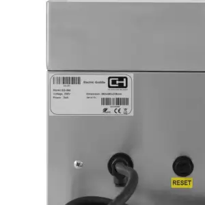 Plancha Eléctrica Acero Rectificado Línea PEKÍN EG-360 CLIMAHOSTELERÍA