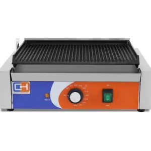 Plancha Grill Eléctrica de 305x365x210mm Línea PEKÍN PG-811 CLIMAHOSTELERÍA