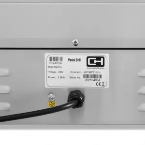 Plancha Grill Eléctrica de 305x365x210mm Línea PEKÍN PG-811 CLIMAHOSTELERÍA