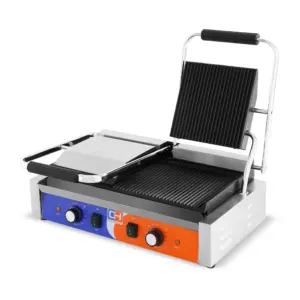 Plancha Grill Eléctrica de 430x365x210mm Línea PEKÍN PG-812 CLIMAHOSTELERÍA