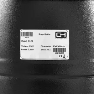 Olla eléctrica de capacidad de 10 L 83010SP