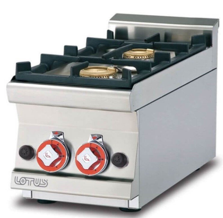 COCINA A GAS 2 FUEGOS MAGICLOTUS 60 PCT-63G LOTUS (OUTLET)