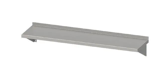 Estante Simple para Estantería Mural Acero Inoxidable Fondo 300mm Línea VARSOVIA EI123 CLIMAHOSTELERIA
