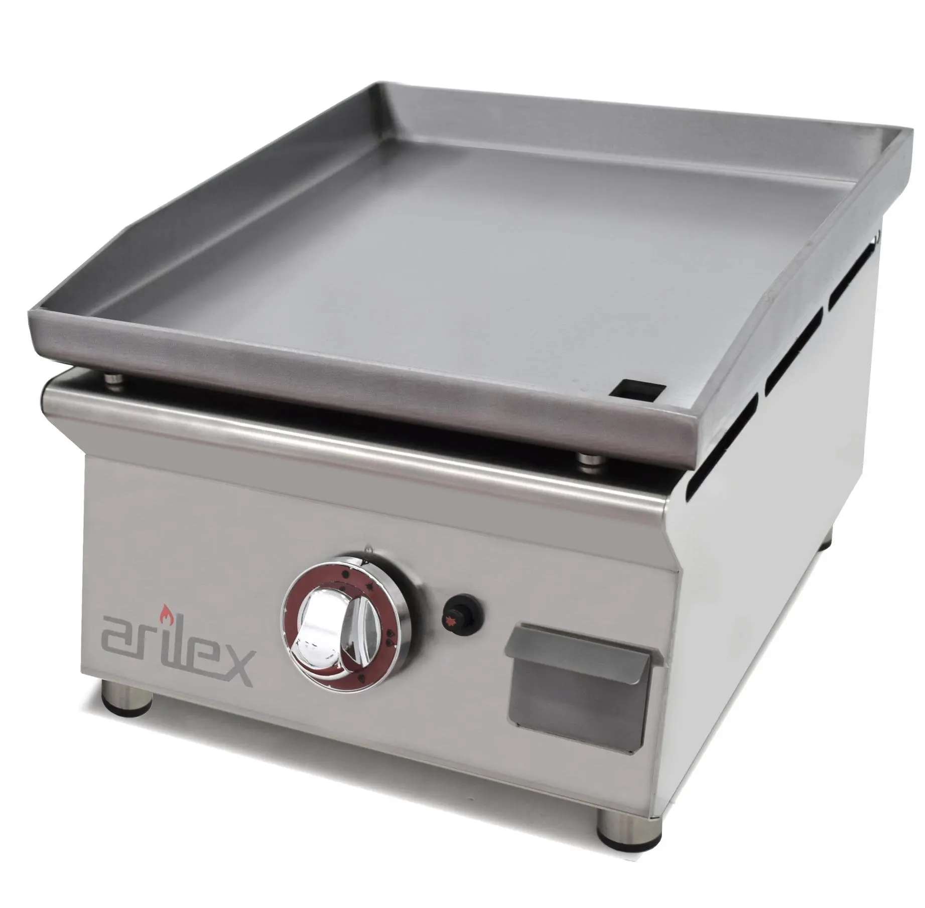 Plancha a gas Profesional de 40 cm en acero laminado de 6 mm 40PGLN