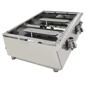 Plancha A Gas 60 Cm ARILEX En Acero Laminado De 6 Mm 60PGLN