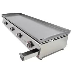 Plancha A Gas 120 Cm ARILEX En Acero Laminado De 6 Mm 120PGLN