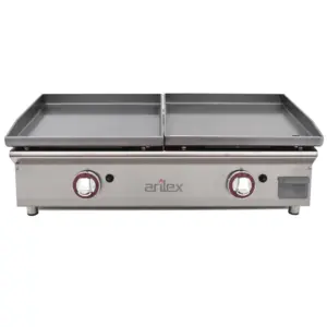 Plancha A Gas ARILEX Serie DUO (40 Laminado + 40 Laminado) 4040PGLLN