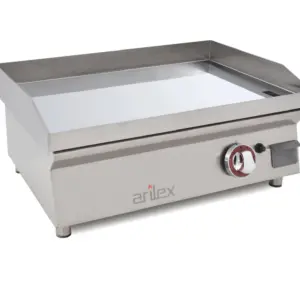 Ver más grande Plancha A Gas 60 Cm ARILEX En Acero 15 Mm Con Baño Cromo Duro 60PGCN