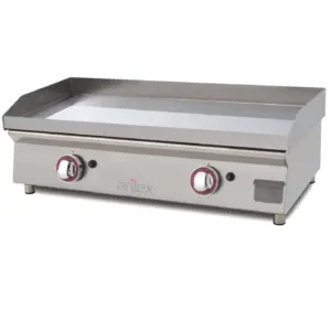 Plancha A Gas 80 Cm ARILEX En Acero 15 Mm Con Baño Cromo Duro 80PGCN