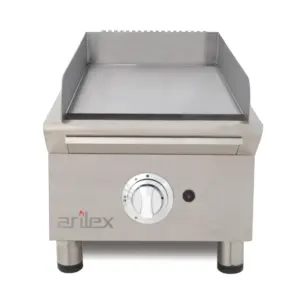 Frytops A Gas 40 Cm ARILEX Acero Rectificado De 15 Mm Línea 600 40FRYGRN