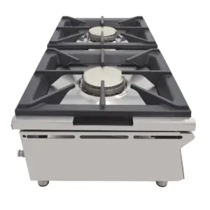 Cocina A Gas Sobremostrador ARILEX De 2 Fuegos De 5,8 + 5,8 Kw 80CGN