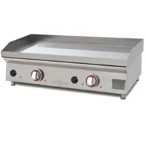 Plancha Eléctrica 80 Cm ARILEX En Acero De 15 Mm Con Baño De Cromo 80PECN