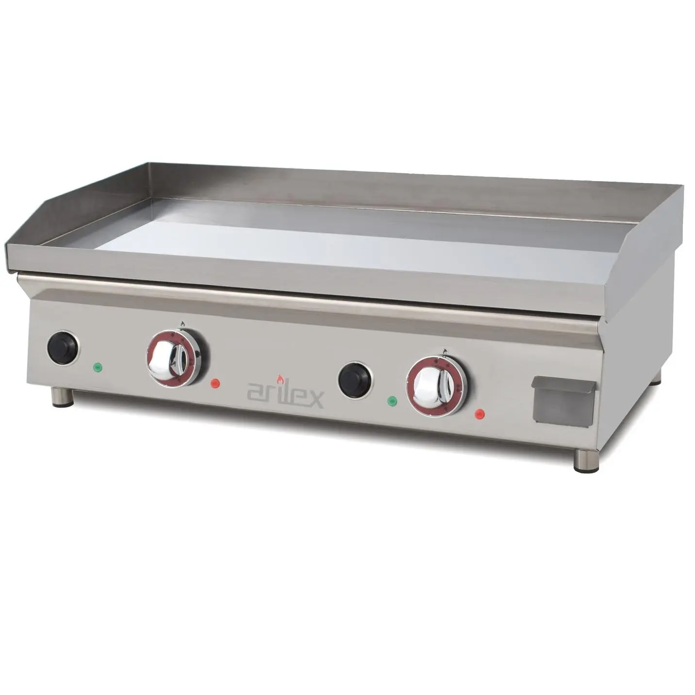 Plancha Eléctrica 80 Cm ARILEX En Acero De 15 Mm Con Baño De Cromo 80PECN
