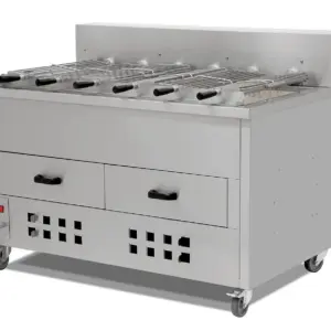 ASADOR HORIZONTAL PARRILLA DE BRASA DE 5 ESPADAS LÍNEA ESTAMBUL EMP5YI