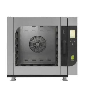Horno A Gas Mixto Full Touch 6 Bandejas Con Control De Humedad Y Lavado Automático CHEFMATE MBM CMFG6-HUWU
