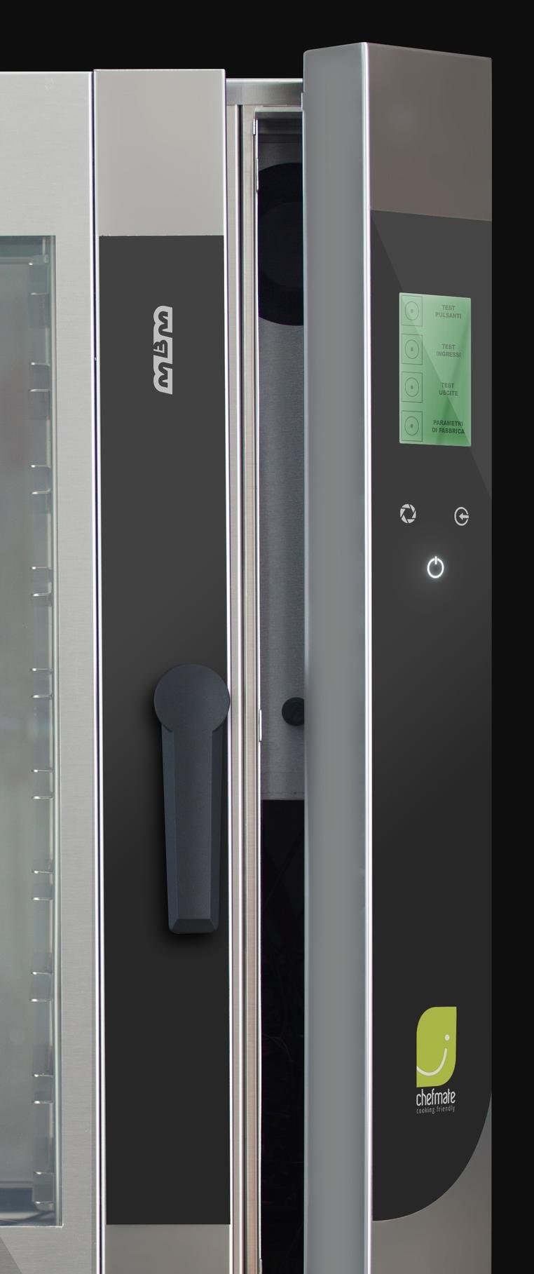 Horno A Gas Mixto Full Touch 10 Bandejas Con Control De Humedad Y Lavado Automático CHEFMATE MBM CMFG10-HUWU