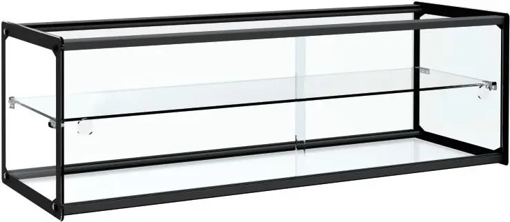 VITRINA NEUTRA EXPOSITORA 1 PISO SIN BASE 920X330X215H MM LÍNEA PEKÍN XCZ-51L