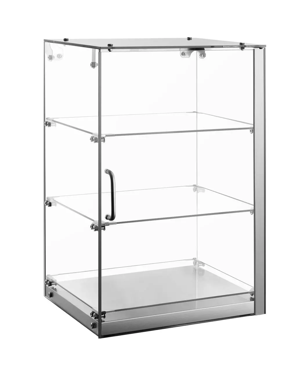 VITRINA NEUTRA EXPOSITORA 1 PISO SIN BASE 920X330X215H MM LÍNEA PEKÍN XCZ-51L