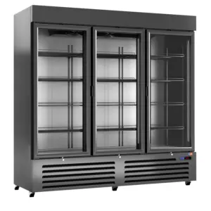 Armario Congelados Supermarket 3 Puertas Cristal 2057x726x2025h mm Línea CORDOBA ACCH-1603V