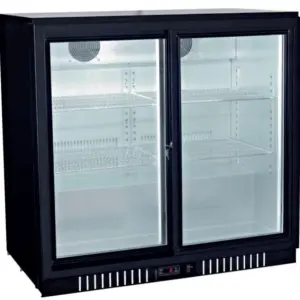 Botellero Expositor Contramostrador 2 puertas correderas de 900x520x900h mm PEKIN BB-2S (outlet)