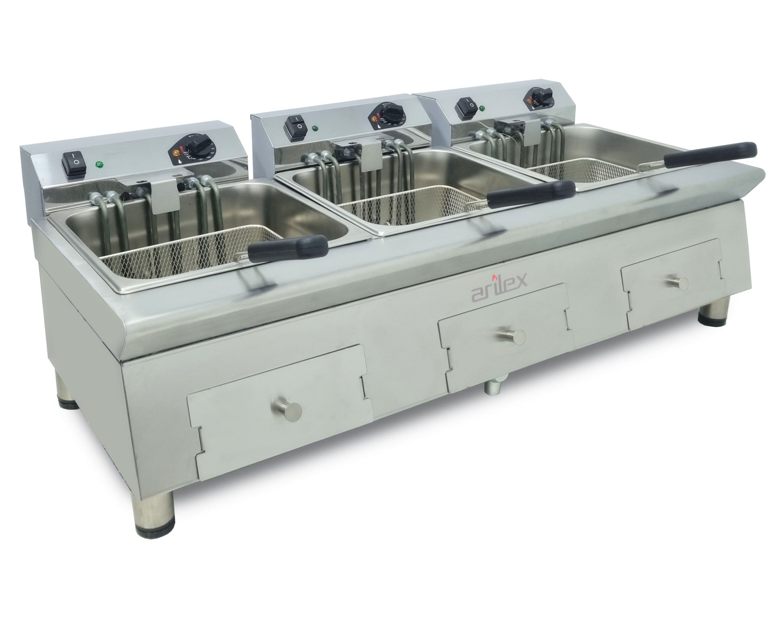 Freidora Eléctrica 12 Litros 4,5 Kw Monofásica Línea 600 40FRE12G