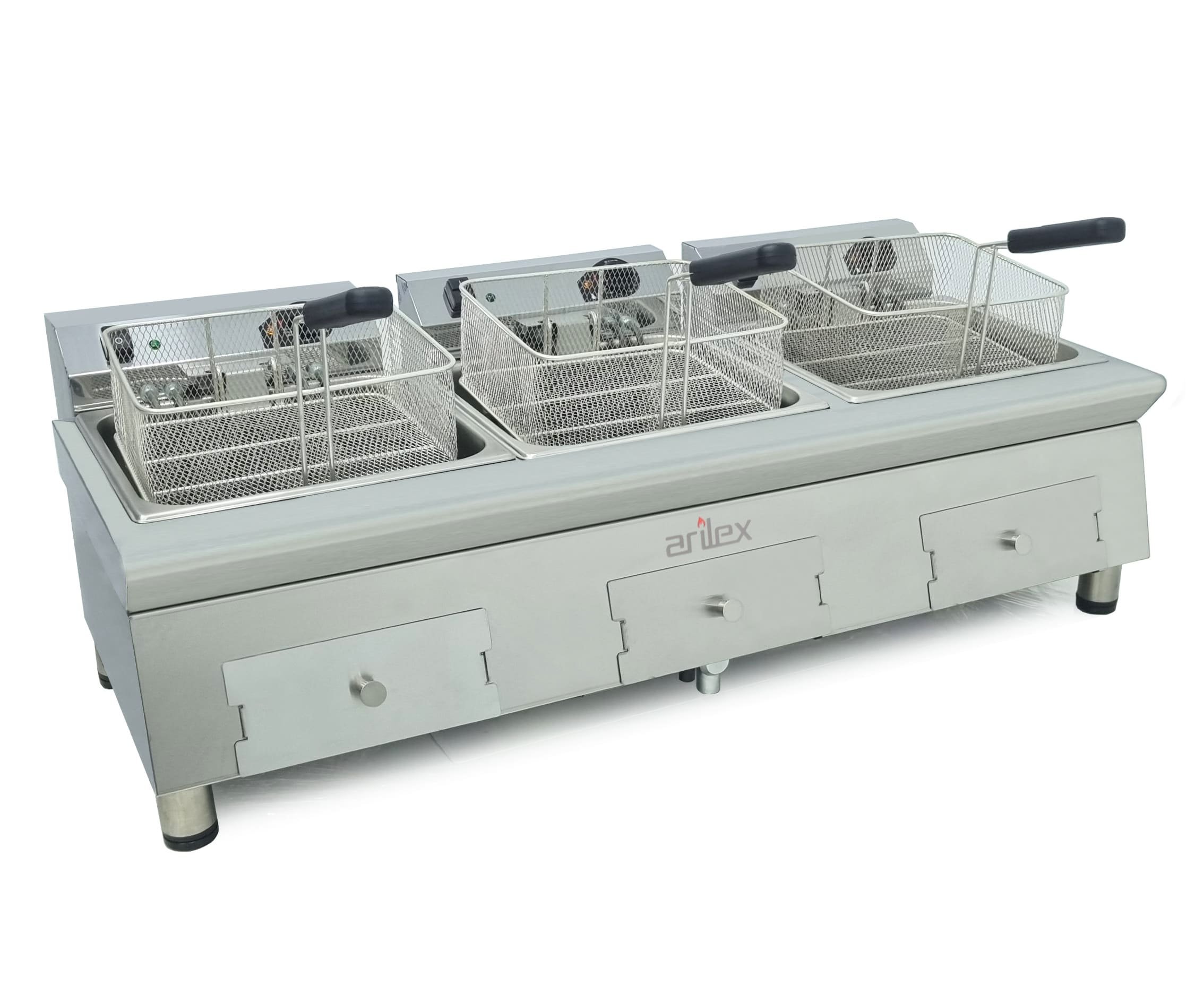 Freidora Eléctrica 12 Litros 4,5 Kw Monofásica Línea 600 40FRE12G