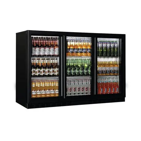 Botellero refrigerado expositor contramostrador 3 puertas correderas EUROFRED BBC330S
