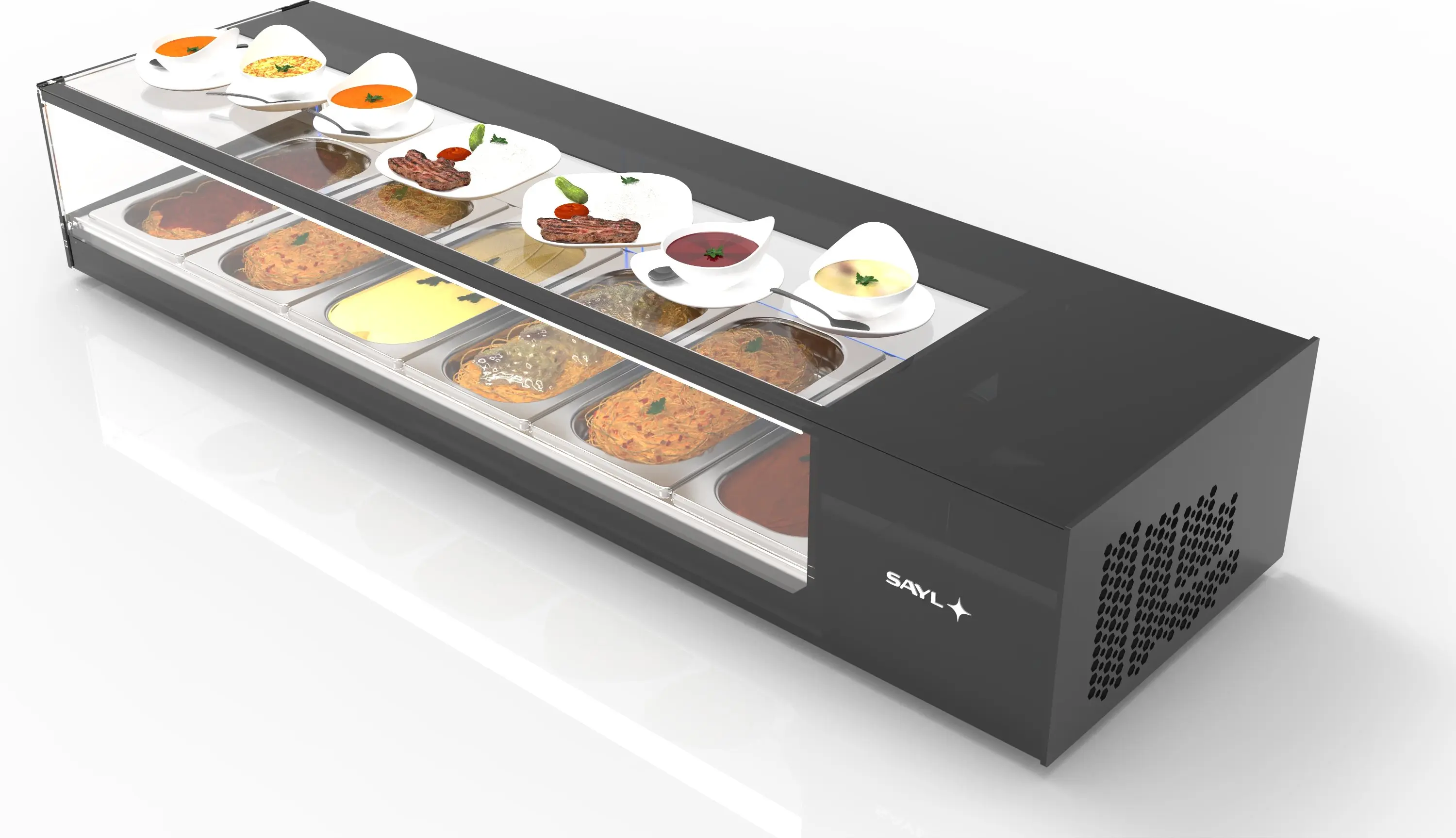 Vitrina de Tapas Refrigeradas SAYL