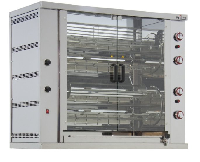 Asador gas Rotativo Planetario ARILEX de 4 espadas 4ASG-RP