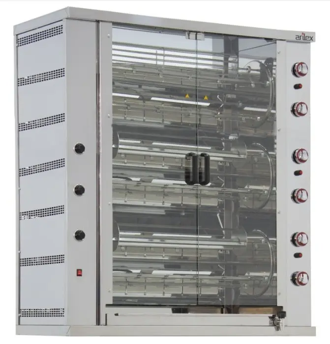 Asador gas Rotativo Planetario ARILEX de 4 espadas 4ASG-RP