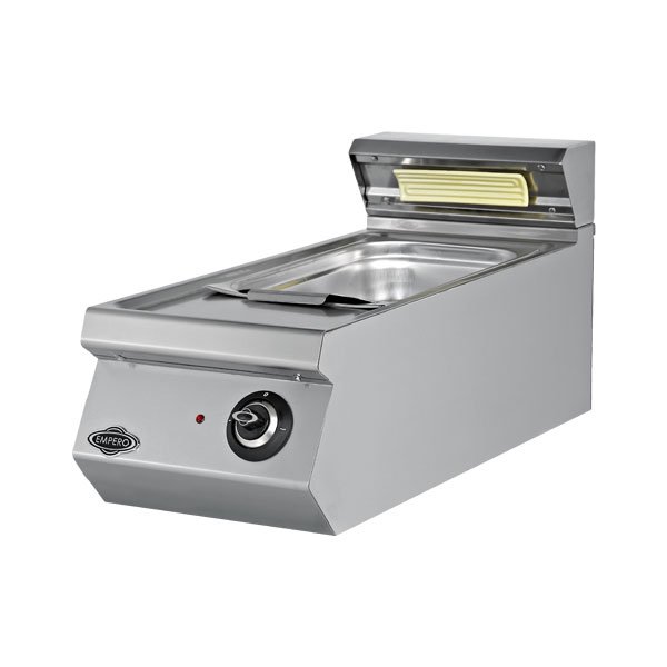 Calentador de Fritos Eléctrico Sobremesa GN1/1 -150 0,65 kW 400x900x300h mm EMPPLS9DE010 Línea 900