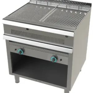 Barbacoa gas con mueble 9+9 Kw Serie 700 JUNEX con medidas 800x730x850h mm GR7N200