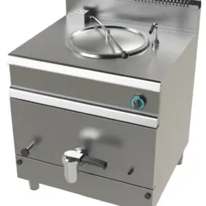 Marmita a gas 50 litros calentamiento directo 15,5Kw Serie 700 JUNEX de 800x730x900h mm MG7N050D