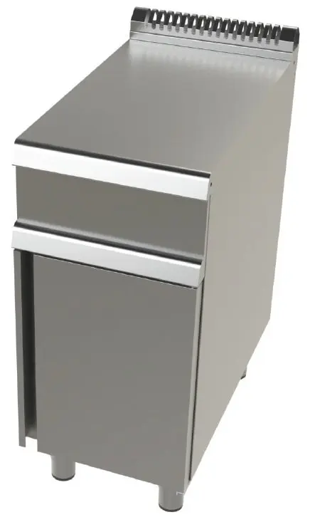 Mueble Neutro de Acero inoxidable Serie 700 de 400x730x900 h mm JUNEX BA7N400