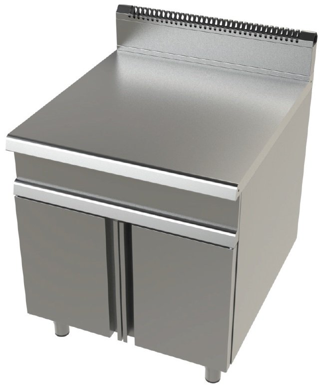 Mueble neutro acero inoxidable Serie 700 JUNEX 800x730x900 h mm BA7N800