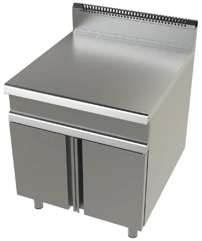 Mueble neutro acero inoxidable Serie 700 JUNEX 800x730x900 h mm BA7N800