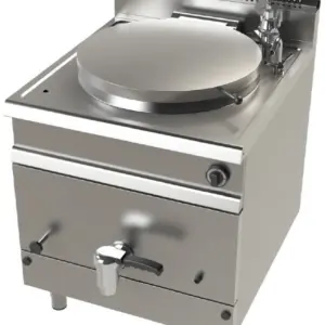 Marmita a gas 140 litros calentamiento directo 21 Kw Serie 900 JUNEX de 800x900x900h mm MG9C150D