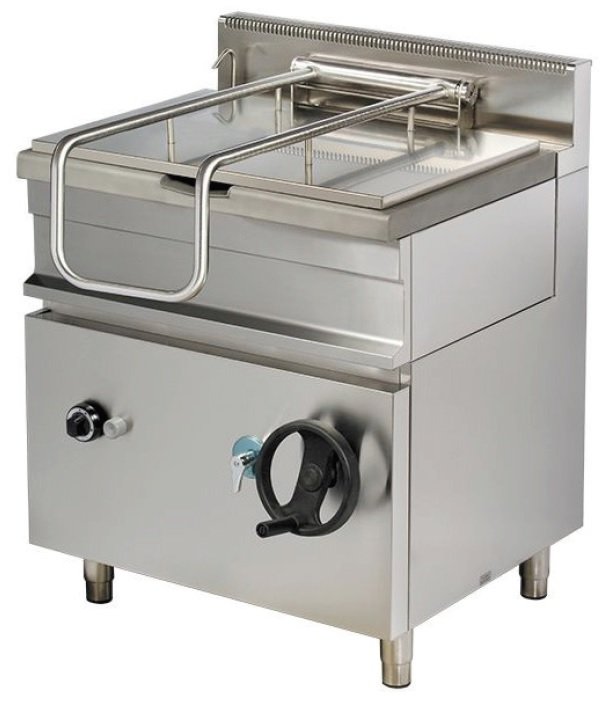 Sartén basculante a gas 65 litros 13kw 800x700x900h mm GP722 ARISCO (OUTLET)