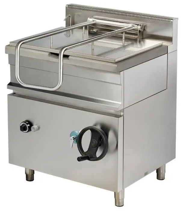 Sartén basculante a gas 65 litros 13kw 800x700x900h mm GP722 ARISCO (OUTLET)