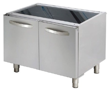 Mueble soporte con puertas 400x610x630h mm D712 ARISCO