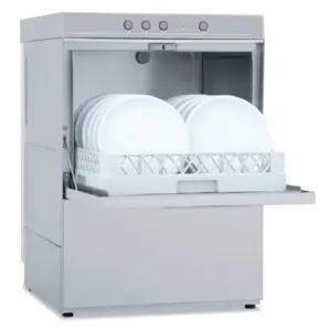 Lavavajillas Industrial con Bomba de Desagüe y Cesta de 50x50cm CH500B (Fabricado en Italia)