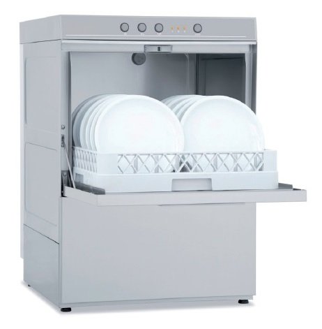 Lavavajillas Industrial con Bomba de Desagüe y Cesta de 50x50cm CH500B (Fabricado en Italia)