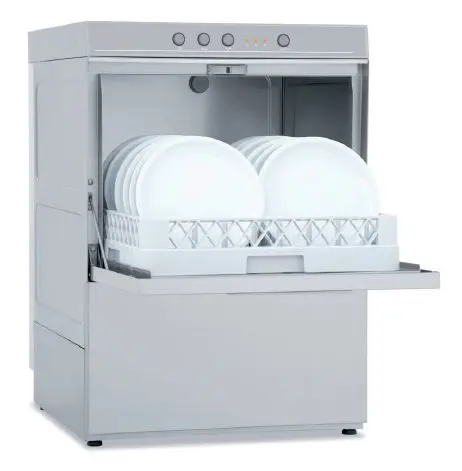 Lavavajillas Industrial con Bomba de Desagüe y Cesta de 50x50cm CH500B (Fabricado en Italia)