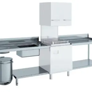 Mesa de Entrada y Salida Sin estante de 600x600x850h mm MES-60