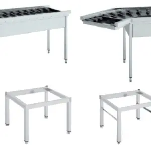 Mesa de Salida con Rodillos Recta de 1100 x 640 x850h mm MR-110