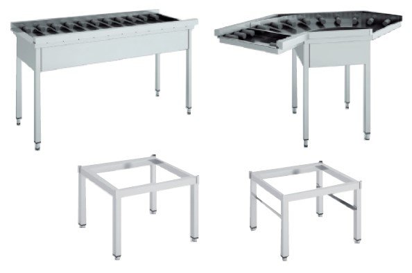 Mesa de Salida con Rodillos Recta de 1600x640x850h mm MR-160