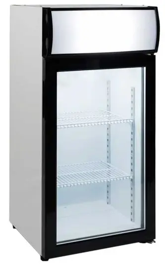 Expositor Sobremesa Congelación 80 litros 1 Puerta de 470 x460 x1000h mm FT80L (OUTLET)