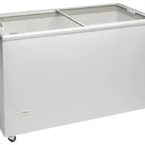 Congelador Horizontal Puerta Vidrio Corredera de 1063 x670 x895h mm ICE300NTVS
