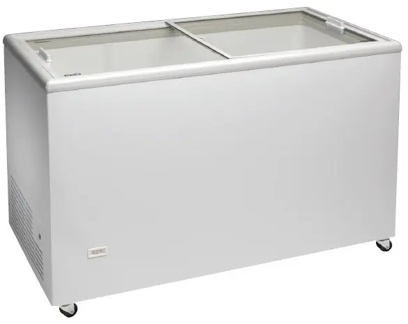 Congelador Horizontal Puerta Vidrio Corredera de 1503 x670 x895h mm ICE500NTVS